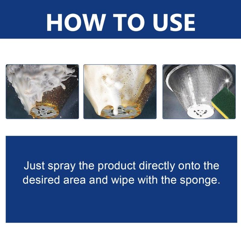 Kitchen Oil Cleaner for Household Bubble Cleaner Home Kitchen Cleaning Foam Spray Housework Multiuse Cleaner 100ml/150ml