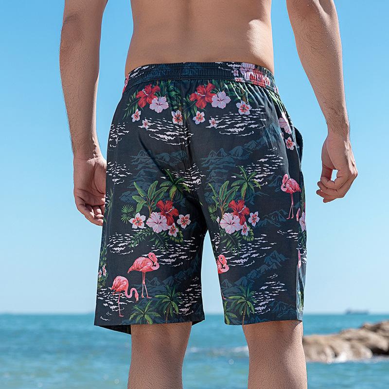 Beach Pants Men'S Shorts New Casual Summer Pants Men'S Pants Loose Large Size Five Points Trend Beach Pants Thin