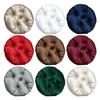 Silk Fabric Chair Cushion Round Sofa Seat Cushion Durable Tatami Mat  for Home&Office