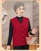 Mom's Lightweight Spring and Autumn Cardigan Vest for Elderly Women
