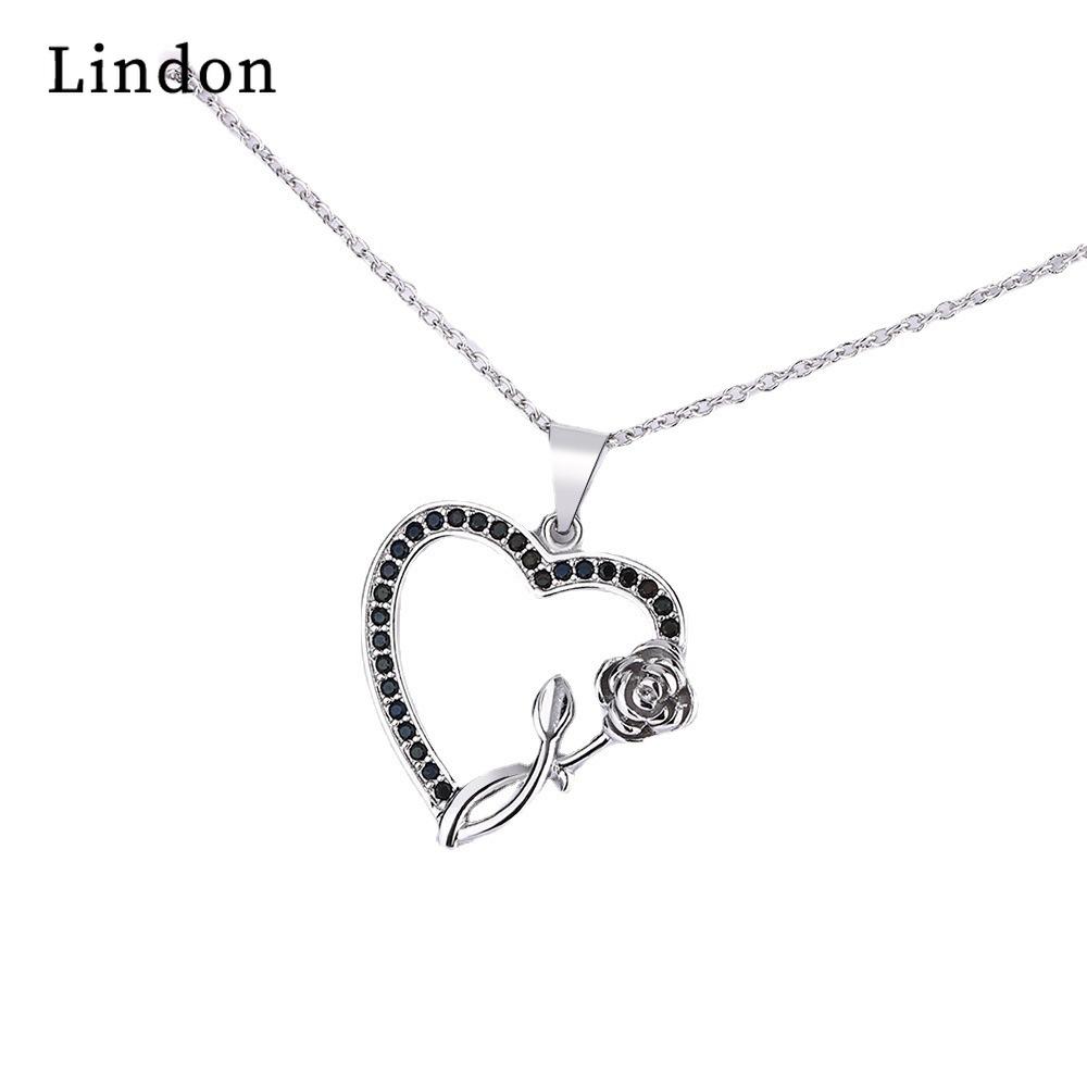 

Женское ожерелье Lindon, кулон из медного сплава, циркон, модный подарок