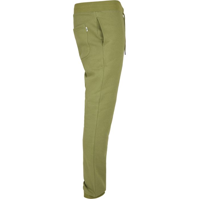 Pantalon De Jogging - Urban Classics - Basic - Vert Olive - Regular - Coton Biologique
