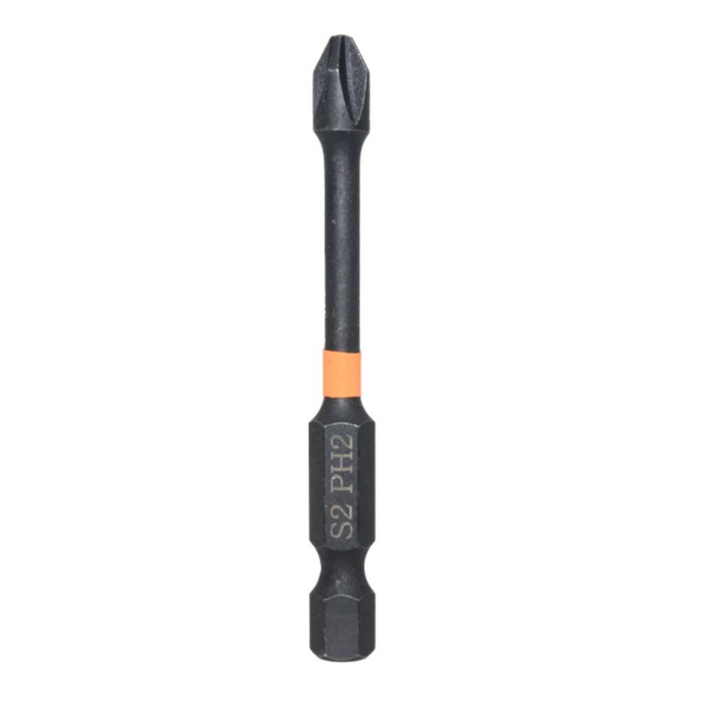 1/4Inch Hex Screwdriver Bit 1pc Black PH2 Brand New