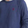 Polo Ralph Lauren Small Pony Logo Embroidered Washable Crewneck Sweatshirt Men Sweatshirt Navy-Blue 710874700-003