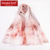 Shanghai Story 100% Mulberry Silk Chiffon Scarf