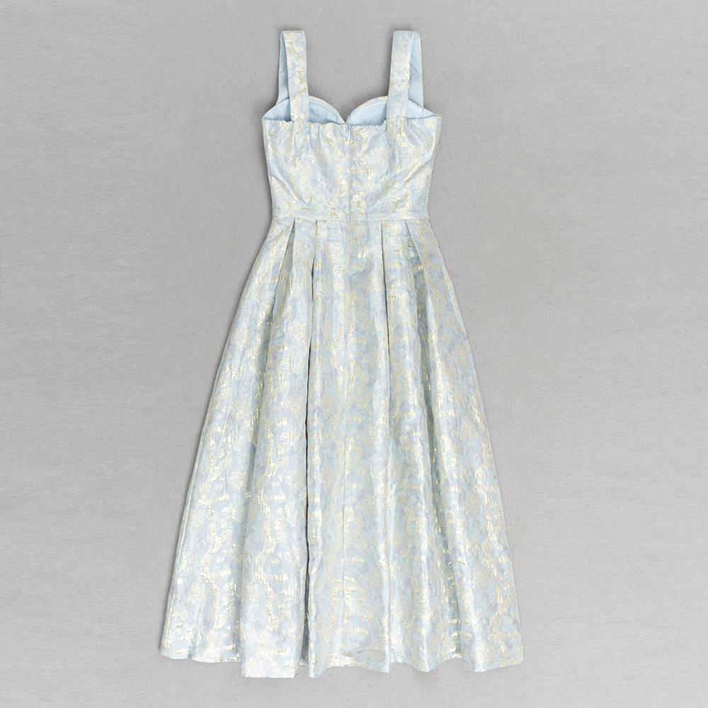 Sommer 2025 A-Linien-Abendkleid mit Spaghettiträgern