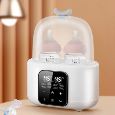 Baby Bottle Warmer Sterilizers Dryer Quick Heat Breastmilk Time Adjustment Baby Bottle Heater Adjustable Temperature Bottle Warmer for Travel