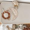 Letter Board Reusable Oak Moon Message Board Wooden Decoration Baby Photo Props for Kids Room