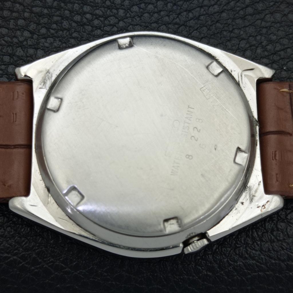 AUTOMATIC 7009A VINTAGE SEIKO 5 JAPAN MENS PEACH COLOR DIAL WATCH A701602-5