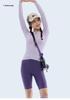 Women's High-Waist Pocket Cycling Bib Shorts for Spring/Summer