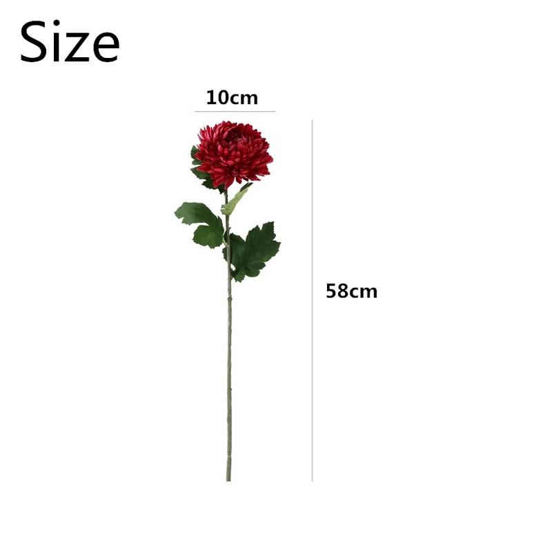 58cm Big Marigolds Chrysanthemum Artificial Flowers Silk Summer Home DIY Wedding Flores Decor