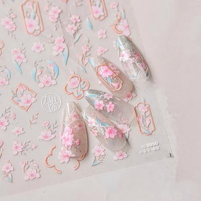 Thin Tough Lotus Freesia Nail Art Sticker Sticker DIY Making Creative Decorative Stickers