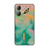 Für Nubia Neo 3 5G Cartoon Muster Stoßfestes Silikon Weiche Hülle Für Nubia Neo 3 Blume Vintage Stil TPU Stoßstange Rückseite