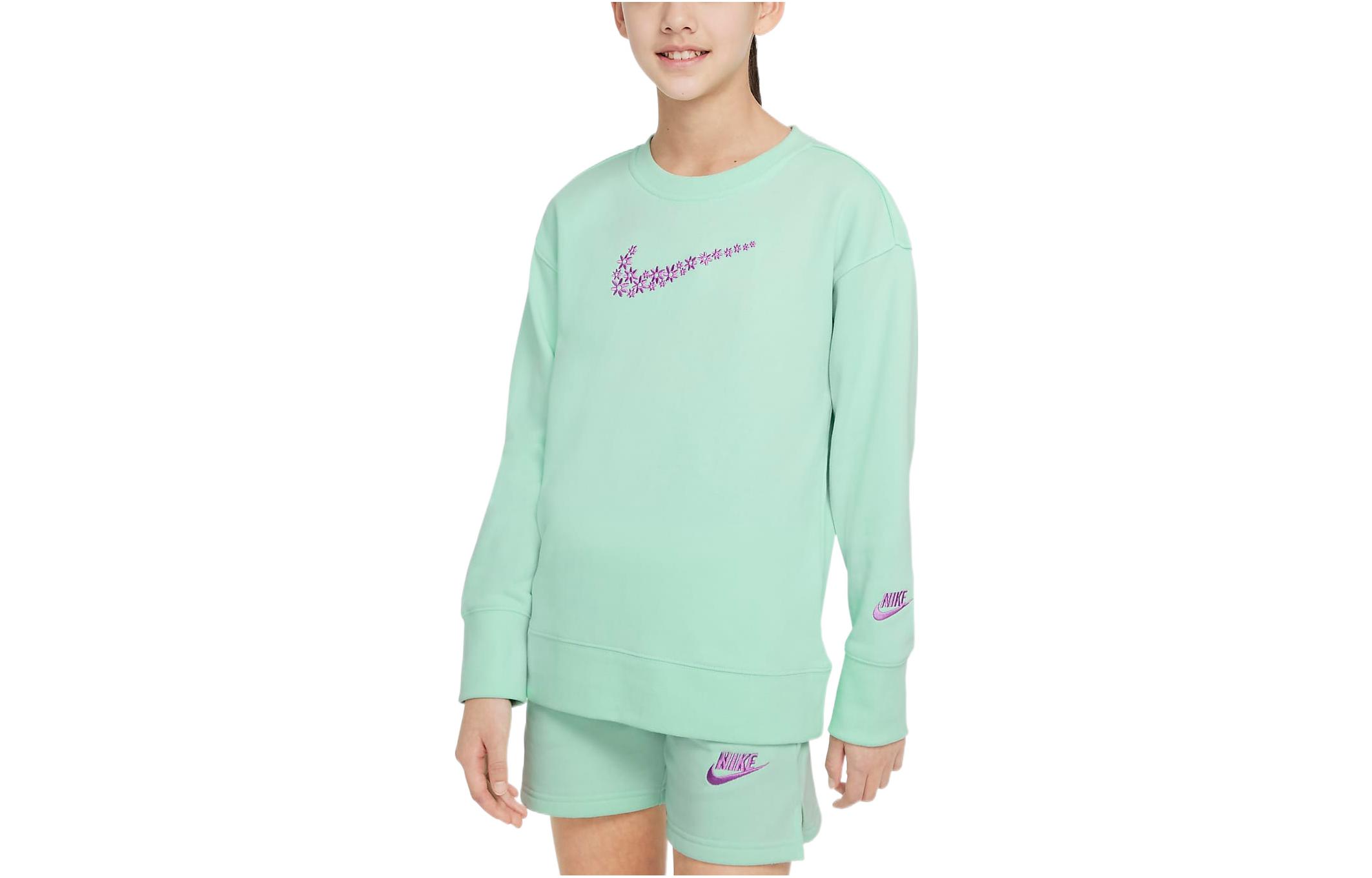 Nike Kids Sweatshirts Crew Neck Moderate DM8210-379 M