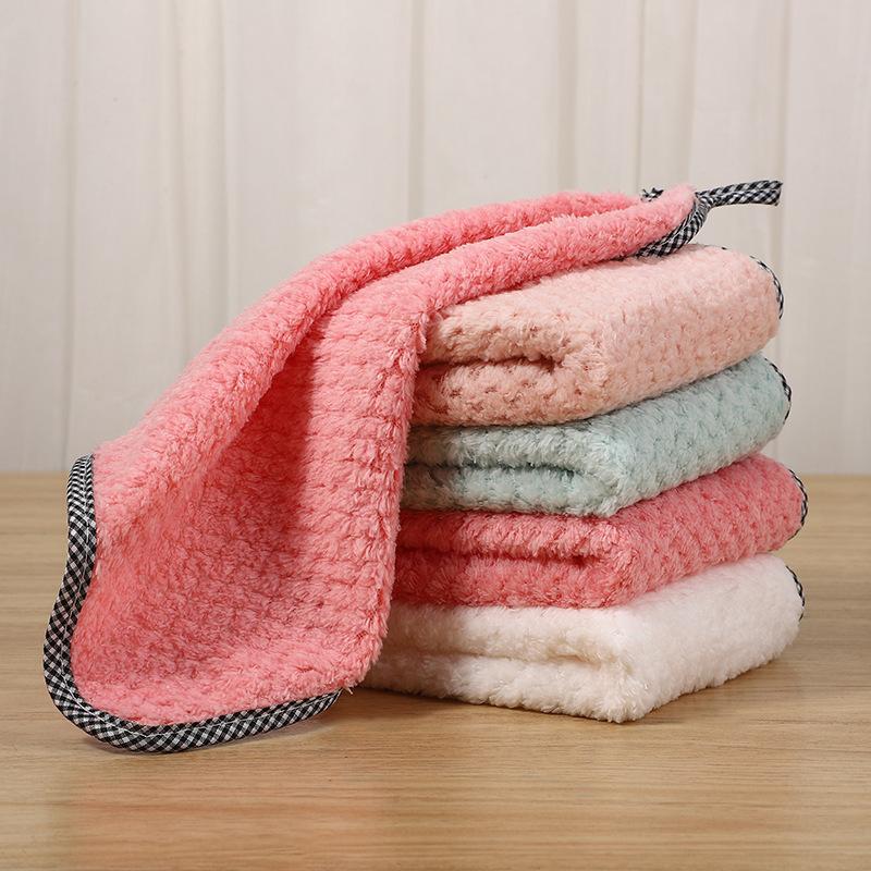 

5 шт. рушників для чищення суперпоглинаючі рушники з мікрофібри кухонні серветки для посуду 30*30 см f різнокольоровий