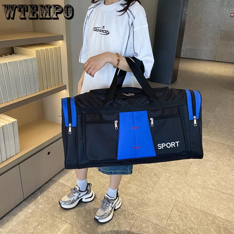 

Large Capacity Travel Bag Fitness Bag Luggage Bag Multifunctional Outdoor Work Storage Bag червоний