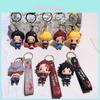 Leuke Demon Slayer sleutelhanger Tanjiro Nezuko Inosuke beeldje cadeau voor rugzakken