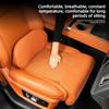 Nappa Leather Leg Support Extension Seat Cover Memory Foam Extender Cushion With Backrest Car Interior Accessories Universal Car