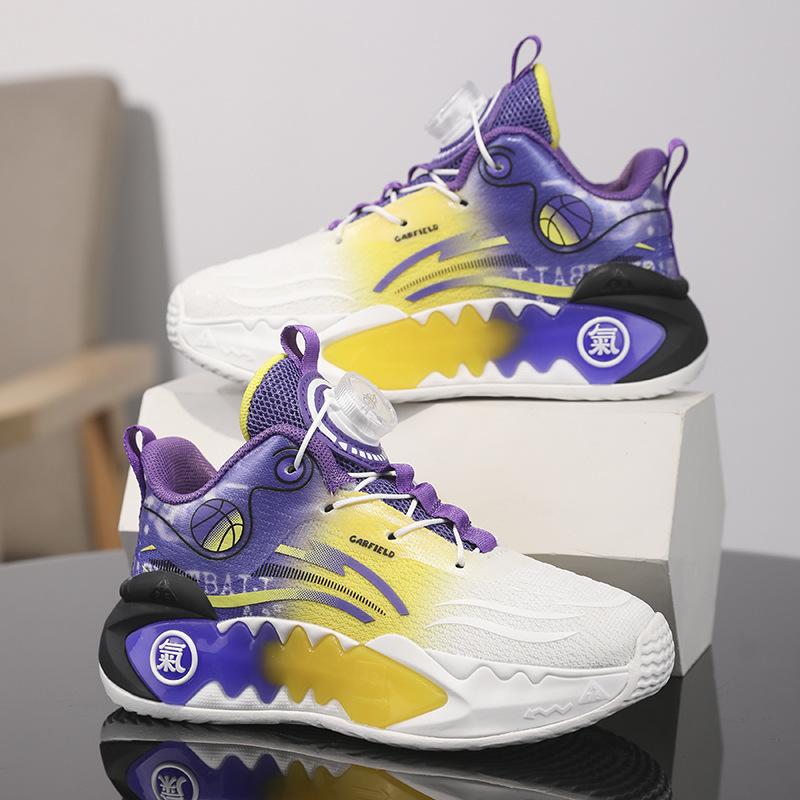Children's shoes Boys' basketball shoes 2025 new spring and summer running shoes Middle school children and primary school students mesh sports shoes