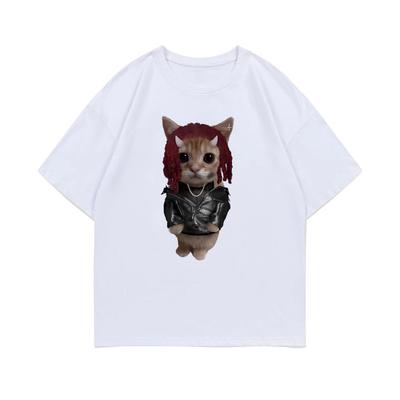 Rapper Playboi Carti Tričko Kitty Pánské Vintage Tričko Vtipné Pánské Módní Ležérní Tričko Pánská Hip Hopová Trička