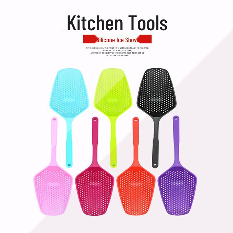 

Plastic Ice Scoop & Slotted Spatula Set