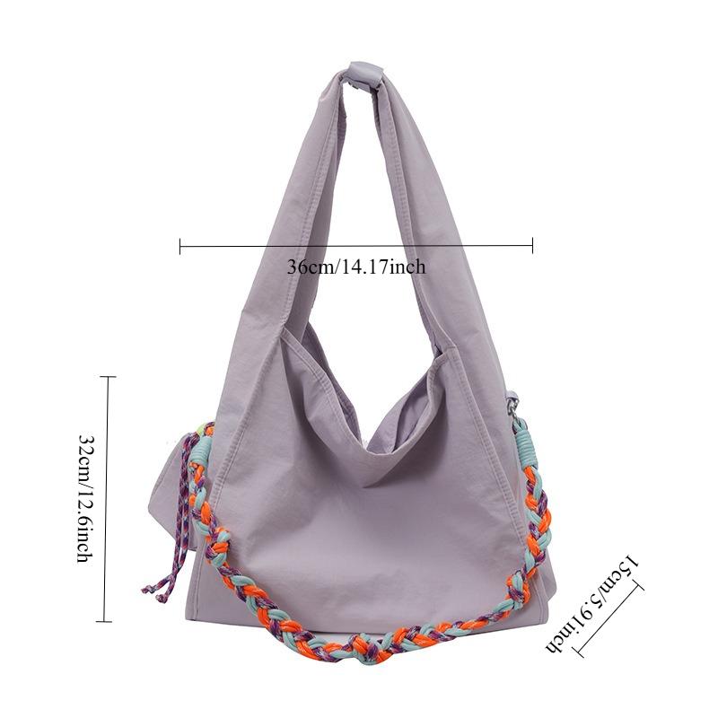 Nylon Fashionable and Versatile Crossbody Bag Women Large Capacity Commuting Casual and Simple Shoulder Bags Fashion Handbag sac