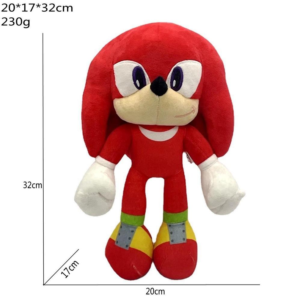 Hedgehog Sonic Plush Toy Backpack - Super Sonic & Tails Doll Set