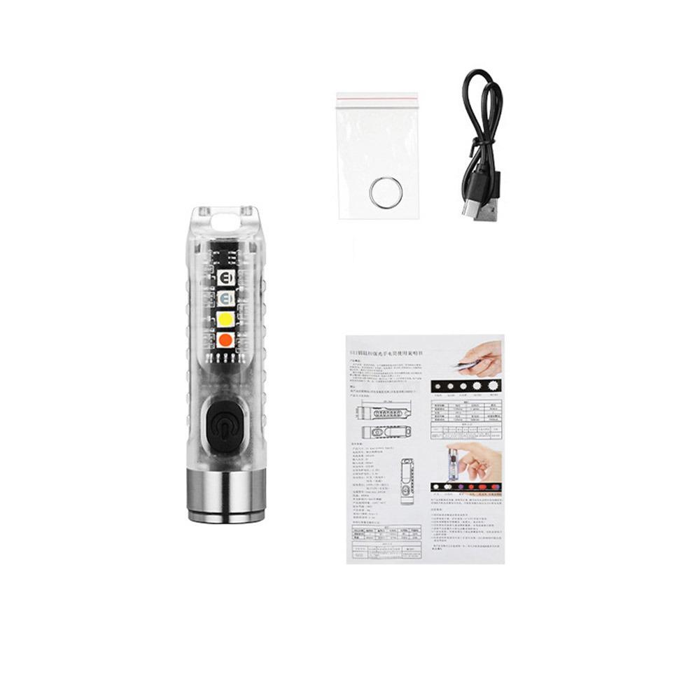 Super Bright Portable Pocket Flashlight with Magnetic Base LED Flashlight  Hiking