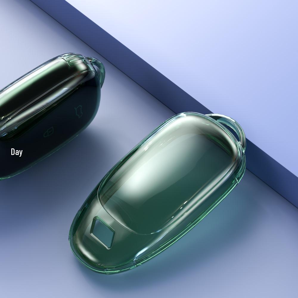 Smart Key Full Coverage TPU Transparent Protective Car Key Shell