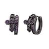 Jin'ao Zircon Sword of Justice Earrings - Trendy Hip Hop Unisex Fashion Accessories for Autumn/Winter