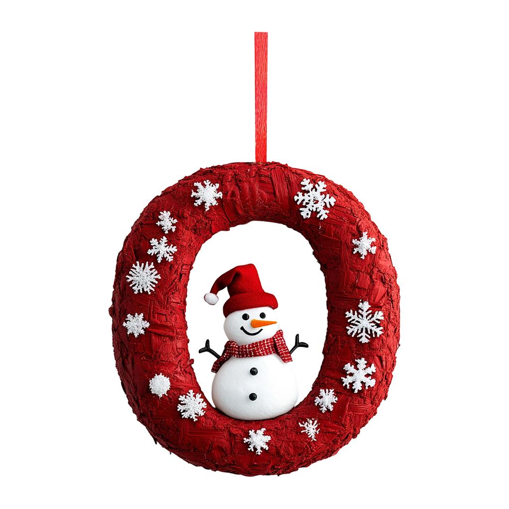 2D 26 Letter  Christmas Ornaments Acrylic Flat Christmas Tree Home Decorations Ornaments