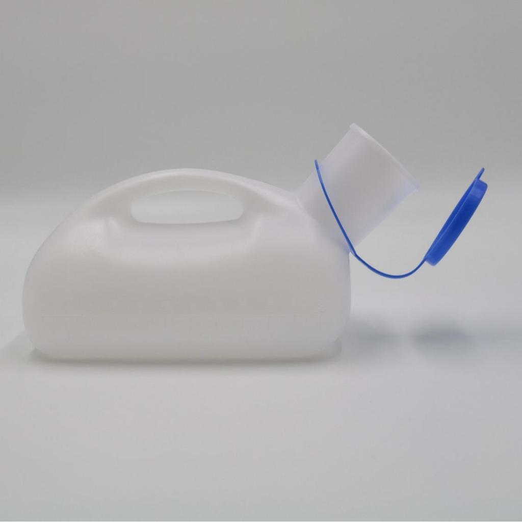 Unisex 1000ml PE Průsvitná močová láhev s vysokoteplotní dezinfekcí a ženským rozhraním