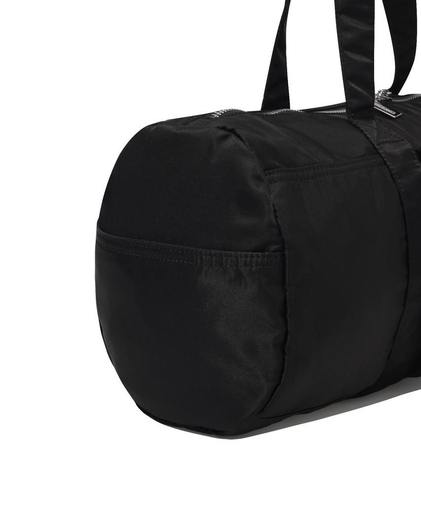 Covernat Woman Clover Heart Glossy Cylindrical Bag Black