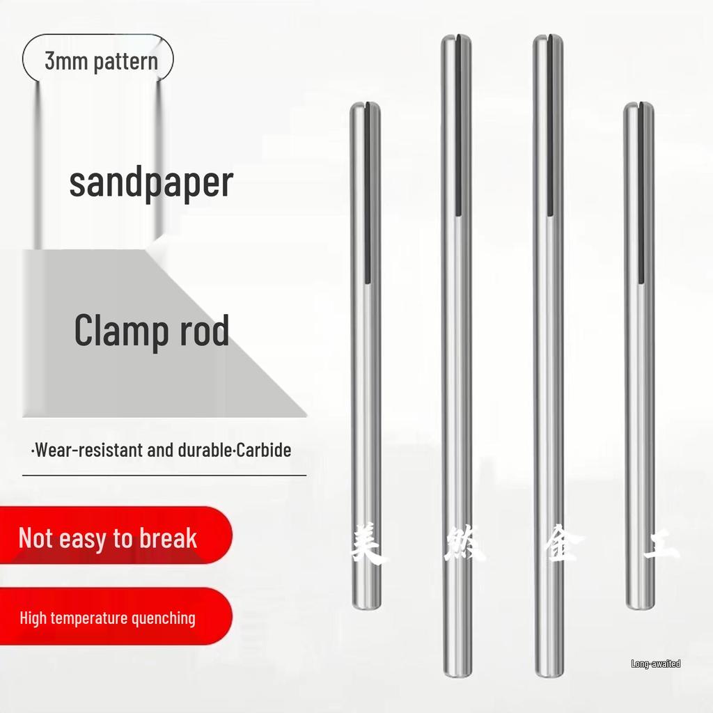 Sandpaper Holder Rod & Polishing/Grinding Clip for Dental Drill Extensions