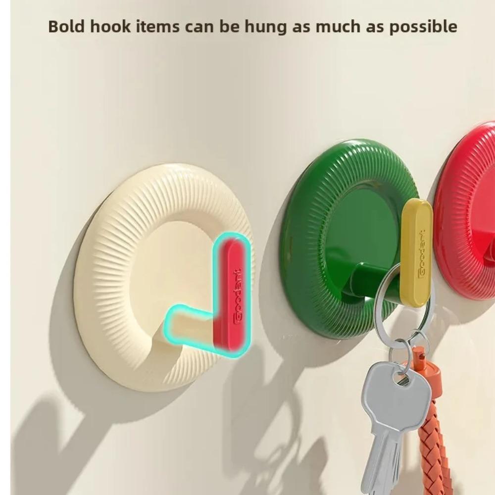Luxury Adhesive Wall Hooks For Batoom Towel Storage No Trace No Drilling Required Strong Bearing Capaci Plastic Hooks