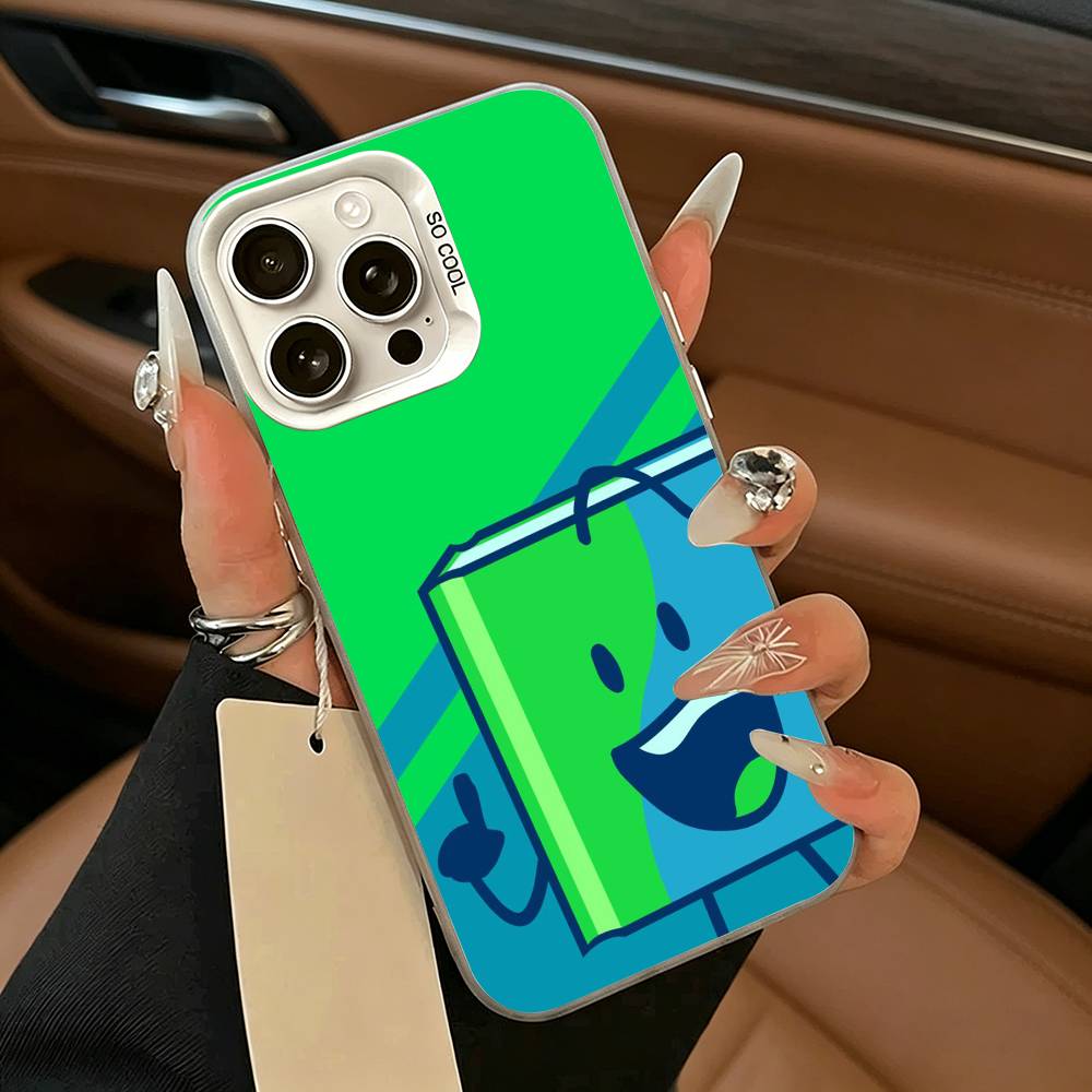 B-B-Bfdi C-Battle Phone Case For iPhone 11 12 13 14 15 16Pro Max Plus white Sliver Phone Cover iPhone17Air