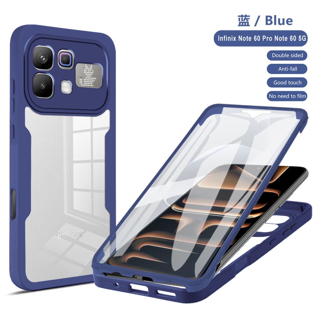 Full Body Protection Shockproof Case for Infinix Note 60 Pro 5G Protective Cover Screen Protector Fundas Coque