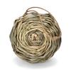 Outdoor Bird Nest Natural Grass Hand Woven Large Space Spherical Straw Bed Habitat Cave Comfortable Hummingbird Nest Courtyard