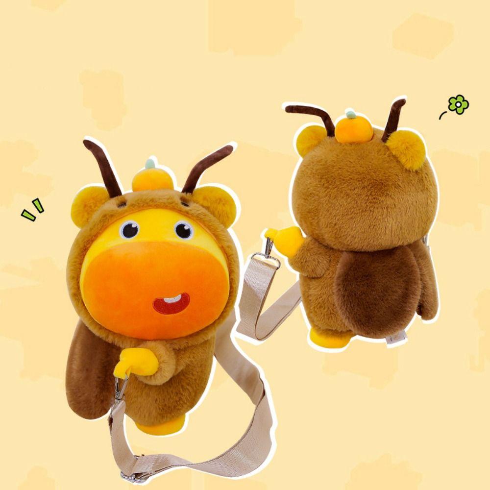 Cockroach Capybara Lulu Doll Toy Cartoon Stuffed Capybara Doll Capybara Doll Plush Doll  Kids Toy