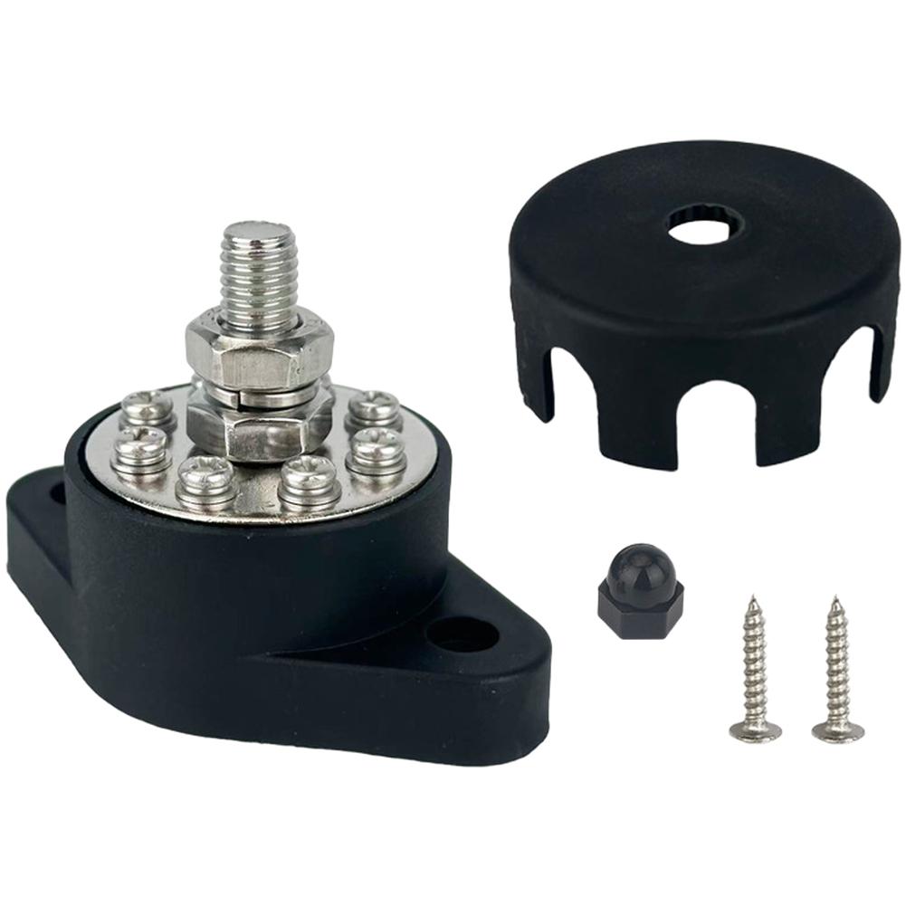 RV Yacht Terminal Block M6 M8 M10 Power Distribution Bus Bar Battery Terminal Block Stud For Truck RV Boat Camper Car Parts