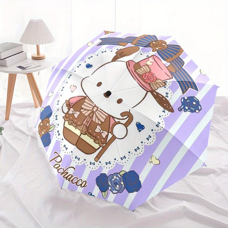 1pc Pochacco Cute Illustration Umbrella with Plastic Handle,Suitable for All Seasons Home Travel Outdoor UmbrellaSanlio336