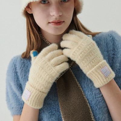 ALLINCOMPLETE Fuzzy Rabbit Gloves (8 Colors)