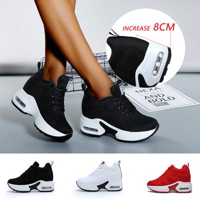 Frauen Mode Leichte Turnschuhe Erhöhen Schuhe Outdoor Casual Atmungsaktive Schuhe Student Schuhe