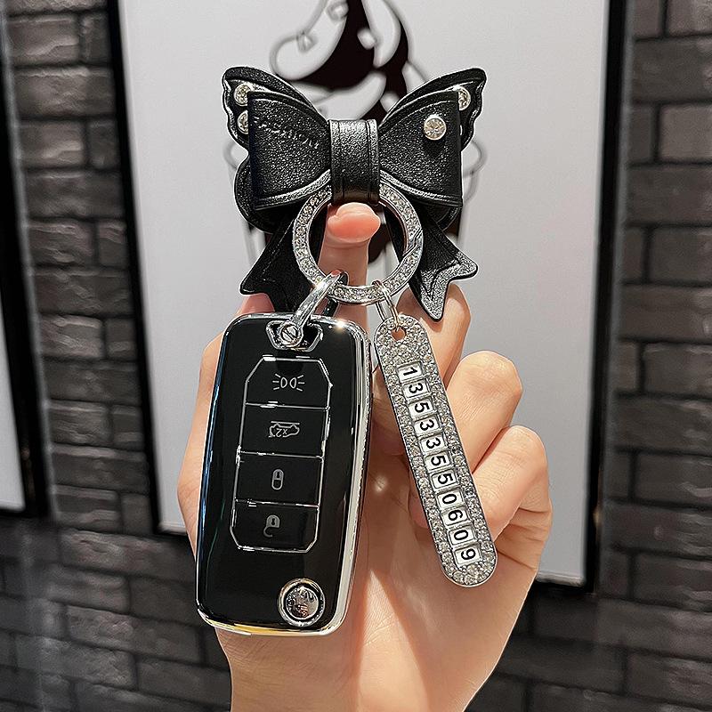 Platí pro Jeep Compass Renegade Originální skládací klíč s dálkovým ovládáním upravený náhradní kryt klíče