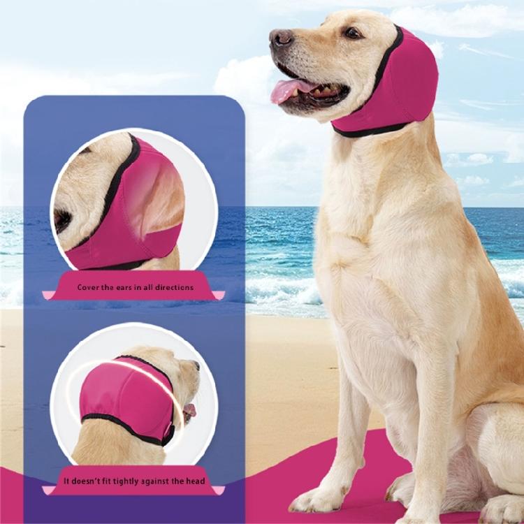 Dog Ear Covers EarMuffs Calming Head Sleeve Ear Protectors Soft Polyester Calming Snood Hearing Protectors