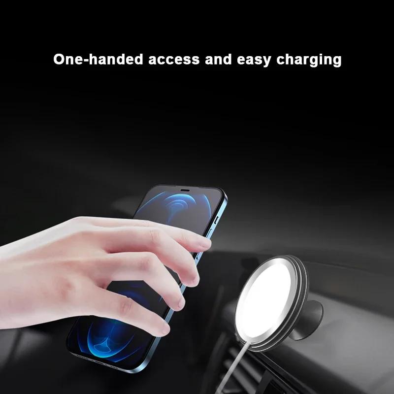 Magnetic Car Phone Holder Air Vent Universal for iPhone 13 14 15 Pro Smartphone Car Phone Stand Support Clip Mount Holder