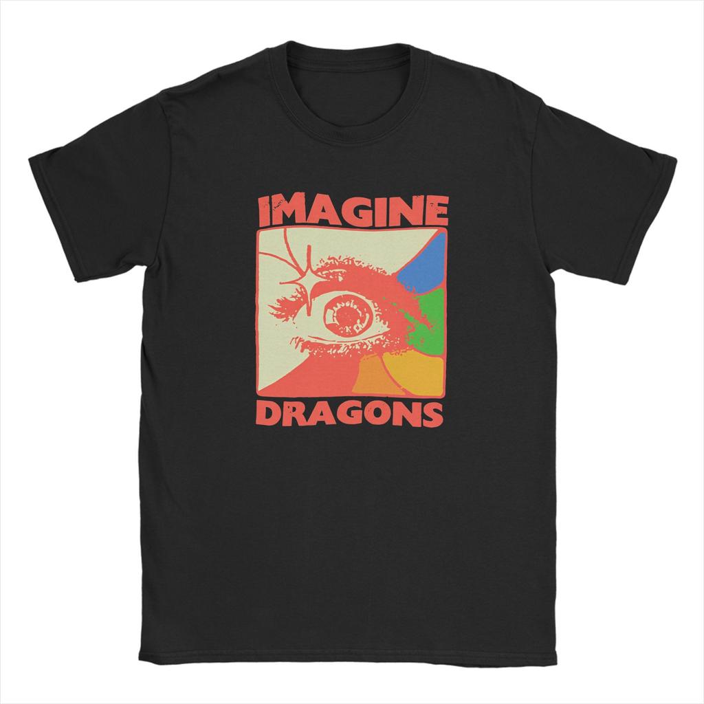 Imagine Dragons Band T Shirt Summer Loom Tour Fashion T-Shirts Men's Cotton O Neck 5XL 6XL Tees Short-Sleeved Y2K Funny Tshirt