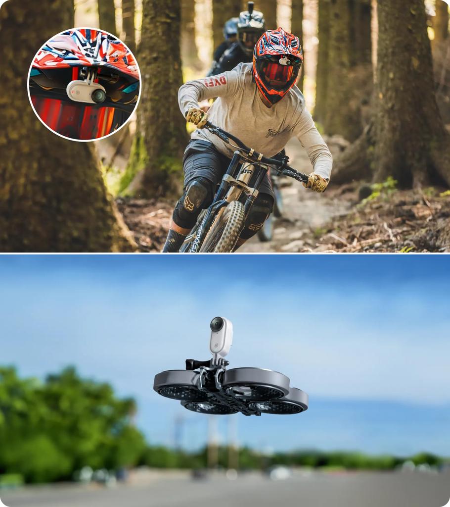 Insta360 GO 3S Vertical and Horizontal Action Mount Set 3/GO (CINSBATGGO3S)