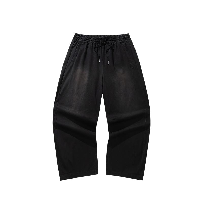Anta Basketball Series Vintage Style Comfortable Casual Pants Men bottoms Black 152631501-2