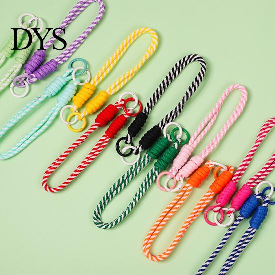 Short Wrist Strap Braided Rope Pendant with Hanging Ring Accessory Wear-Resistant Lightweight Lanyard Portable Water Bottles Mobile Phones